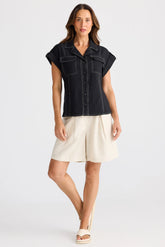 Portia Shirt - Black